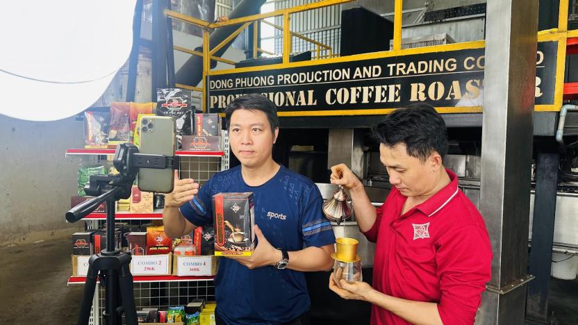 Cà phê Đông Phương – ShopMall 5.0, dấu ấn khác biệt trên TikTok Shop